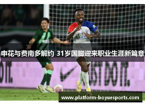 申花与费南多解约 31岁国脚迎来职业生涯新篇章