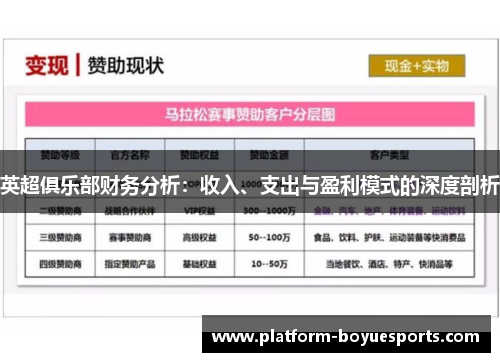 英超俱乐部财务分析：收入、支出与盈利模式的深度剖析